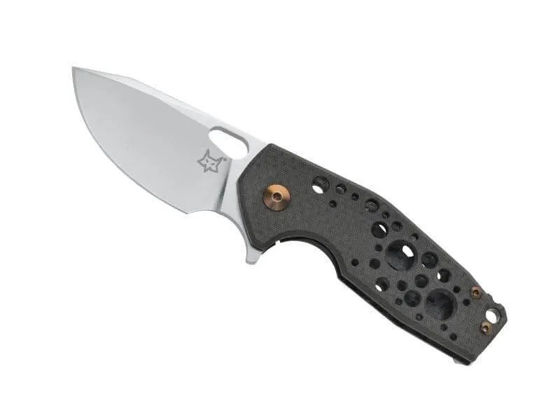 Couteau pliant Fox Suru fibre de carbone noir/titanium 9cm