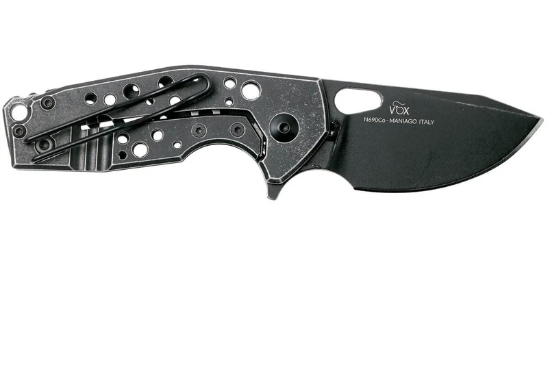 Couteau pliant Fox Suru inox manche alu 9cm + clip