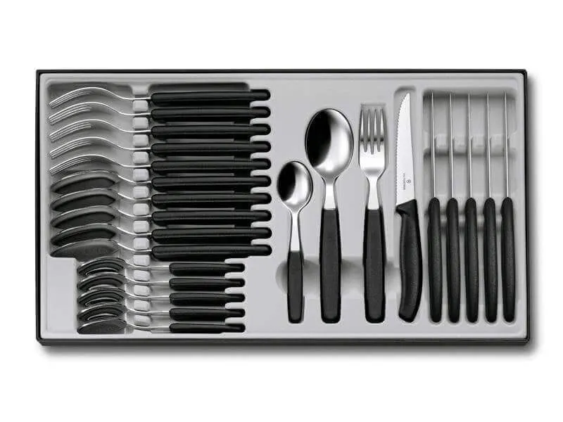 Ménagère 24 pièces Victorinox Swissclassic acier inox 18/10 couteaux bout pointu