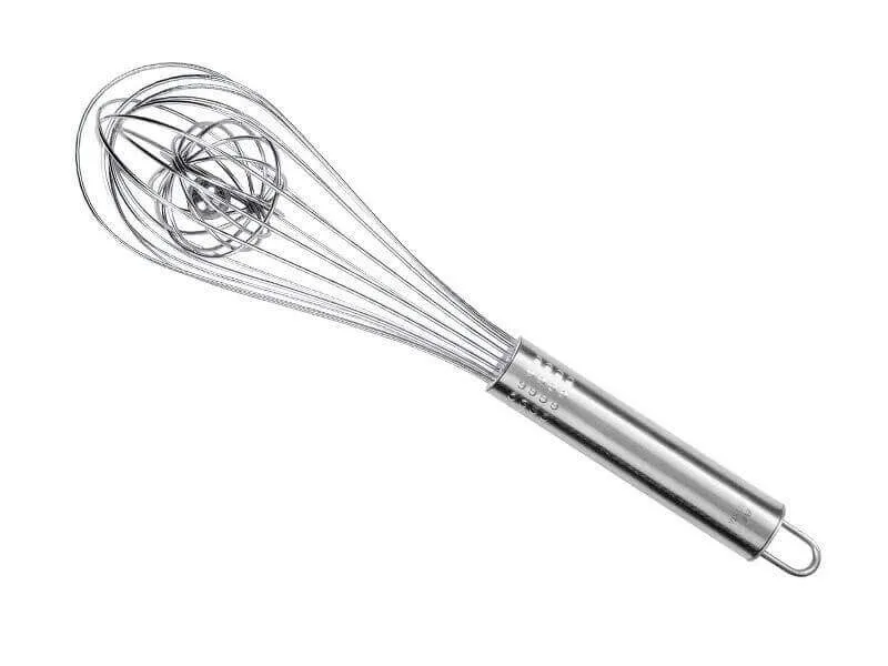 Fouet de cuisine 28cm acier inox 18/8 + boule inox