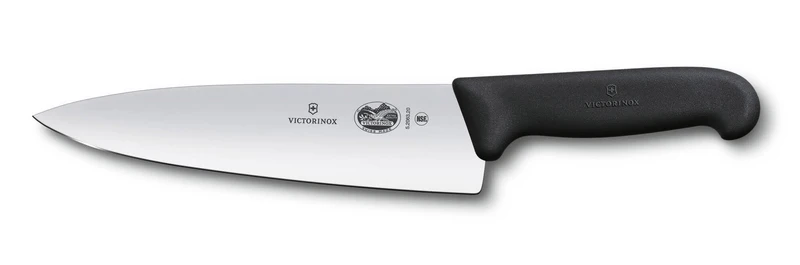 Couteau à découper Victorinox Fibrox lame 20cm extra large noir