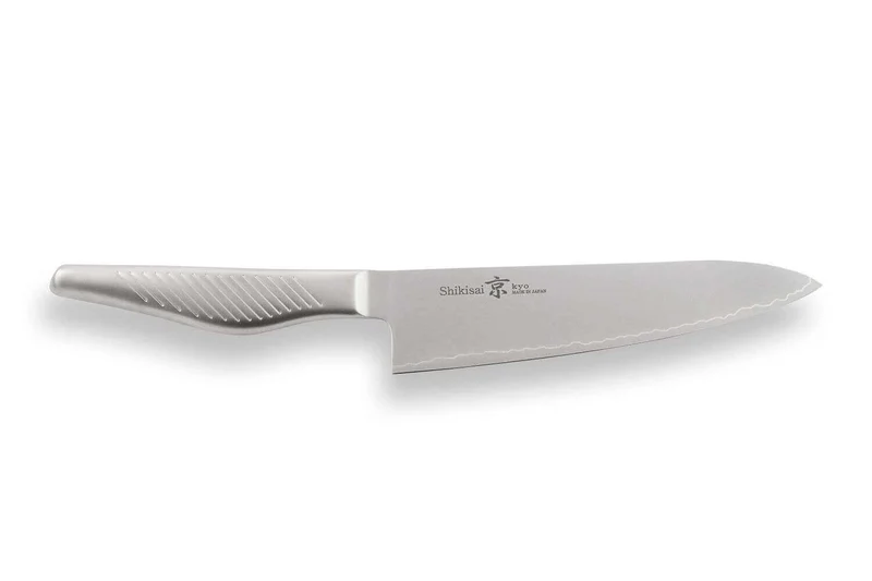 Couteau de chef japonais Shizu Hamono Kyo San Mai tout acier