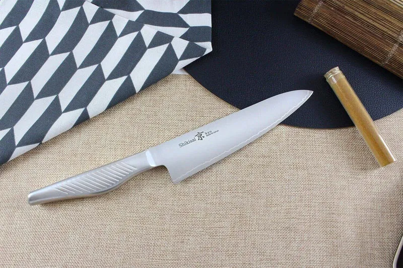 Couteau de chef japonais Shizu Hamono Kyo San Mai tout acier