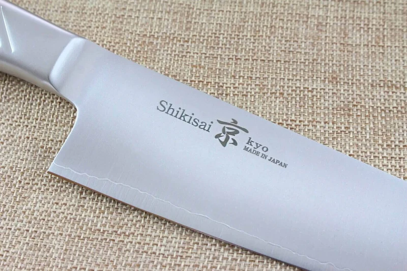 Couteau de chef japonais Shizu Hamono Kyo San Mai tout acier