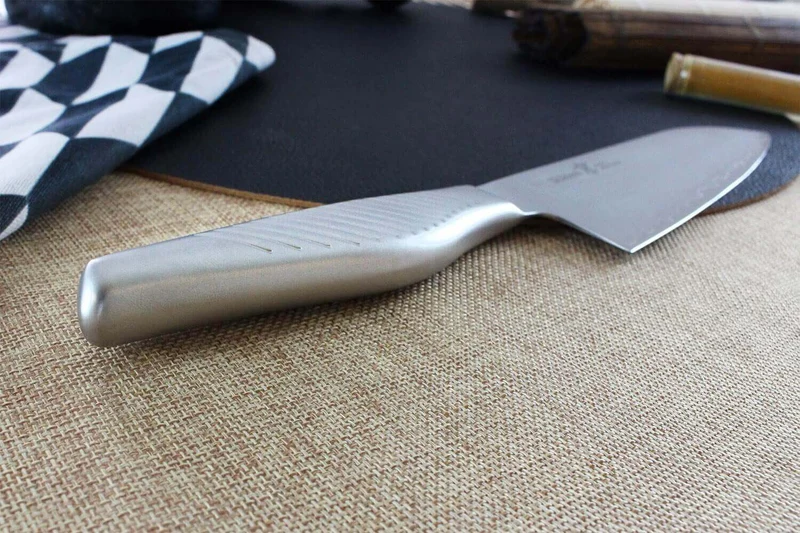 Couteau de chef japonais Shizu Hamono Kyo San Mai tout acier