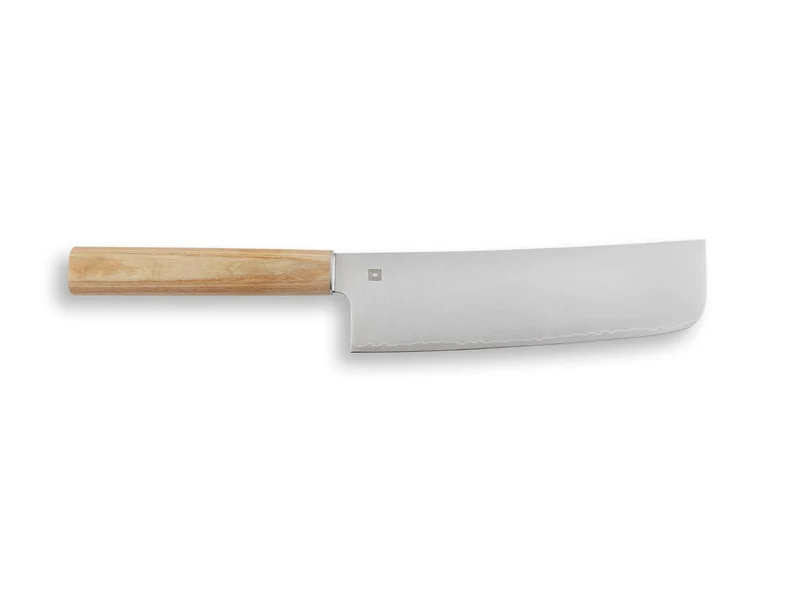 Couteau nakiri japonais Shizu Hamono Yuri 17.5cm manche clair