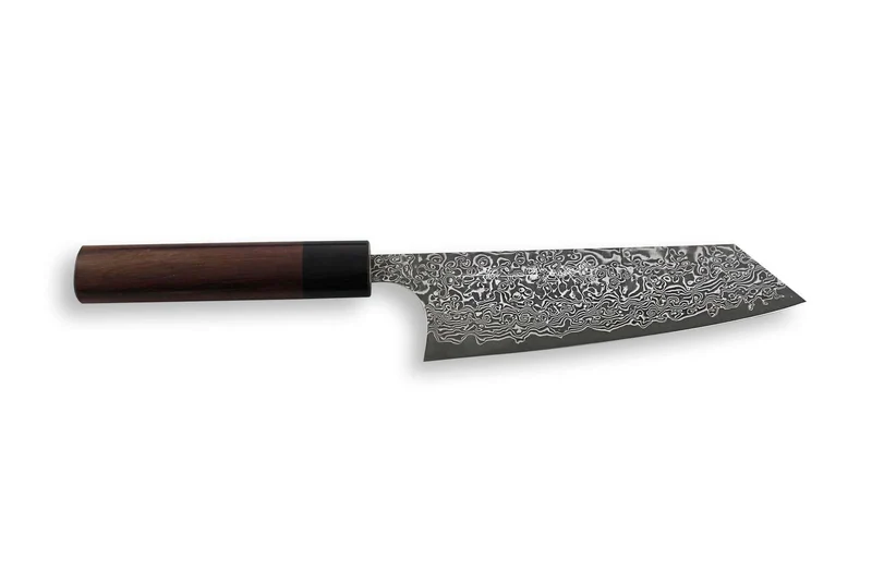 Couteau bunka japonais artisanal Yoshimi Kato 16.5cm VG10 Nickel Damascus