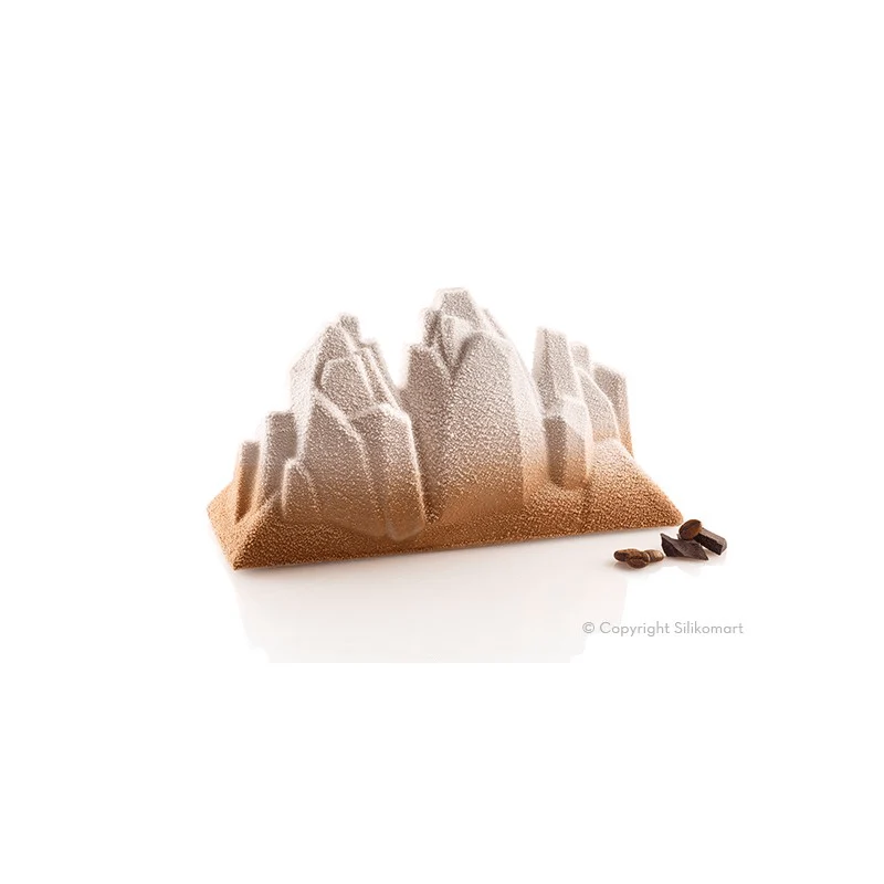 Moule pâtissier Silikomart montagne "Tre Cime" 650ml