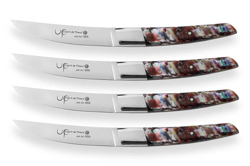 Coffret de table AU NAIN UP 4 couteaux à steak 11cm