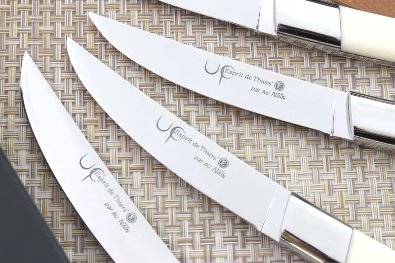 Coffret de table AU NAIN UP 4 couteaux à steak 11cm