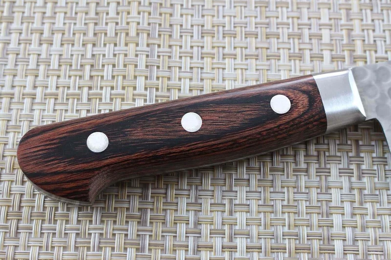 Couteau usuba japonais Kikusui Tsuchime damas 33 couches 17cm