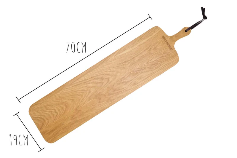 Planche à découper Dutchdeluxes XL SLIM FIT 19x70cm avec poignée