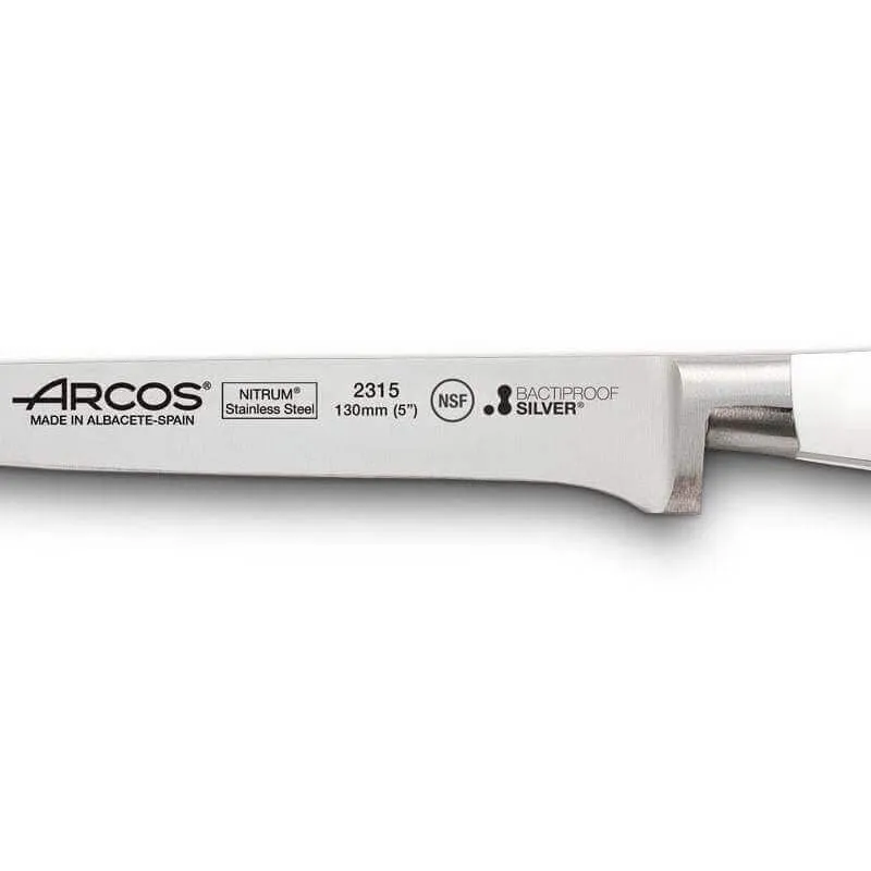 Couteau à désosser forgé Riviera White Arcos lame 13cm acier NITRUM®