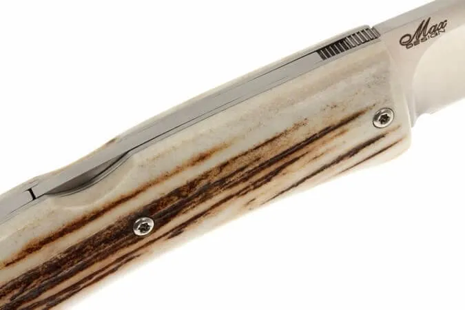 Couteau pliant LionSteel Opera manche 10cm lacet + étui