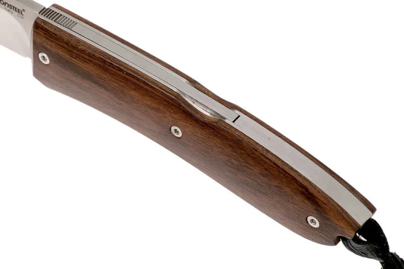 Couteau pliant LionSteel Opera manche 10cm lacet + étui
