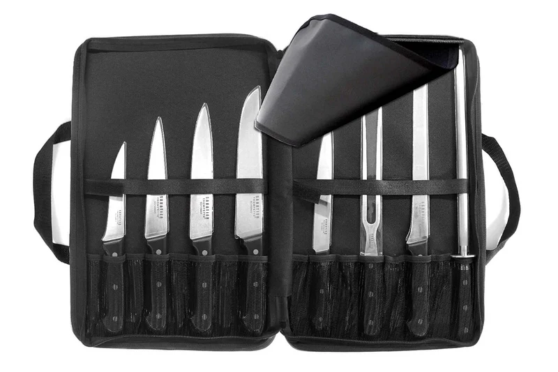 Mallette extra plate 8 couteaux et accessoires Sabatier Trompette Universal
