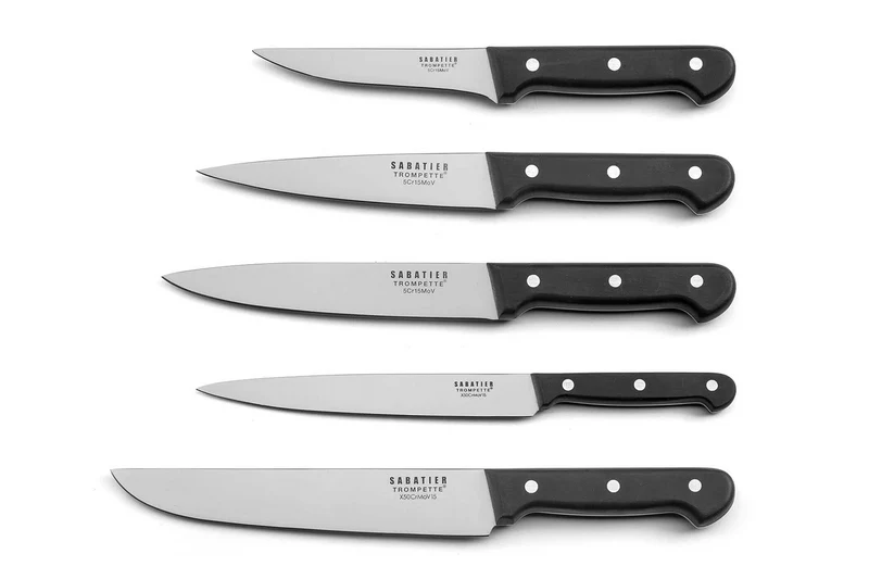 Mallette extra plate 5 couteaux de boucher Sabatier Trompette Universal