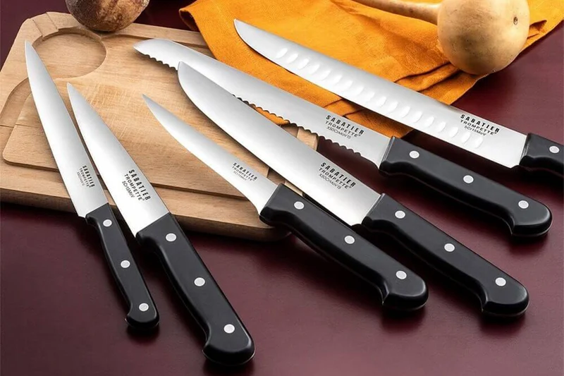 Mallette extra plate 5 couteaux de boucher Sabatier Trompette Universal
