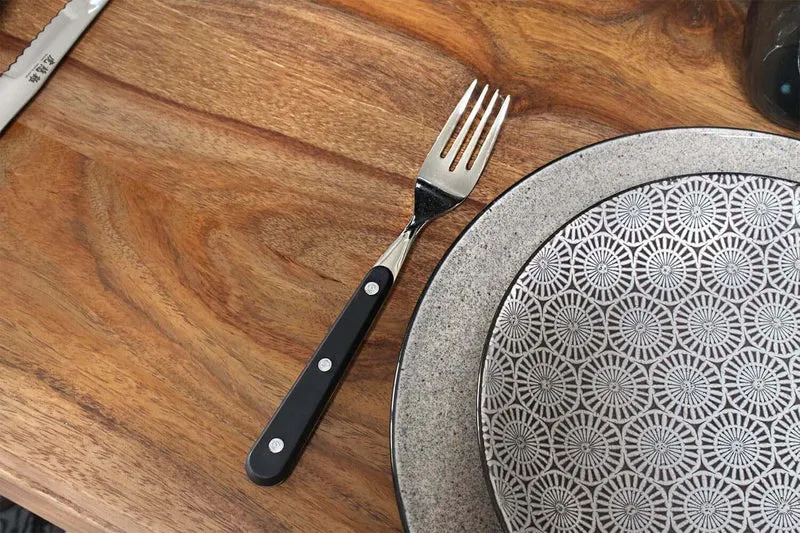 Coffret de table Wusaki 2 couteaux à steak 11cm + 2 fourchettes