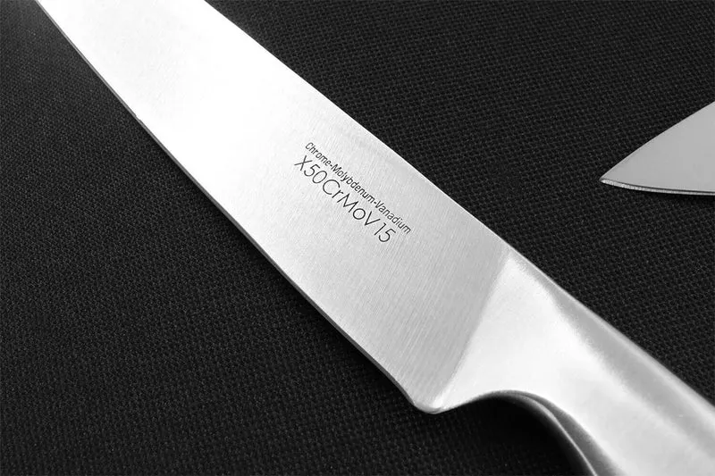 Mallette extra plate 5 couteaux de cuisine Sabatier Trompette Asean tout inox