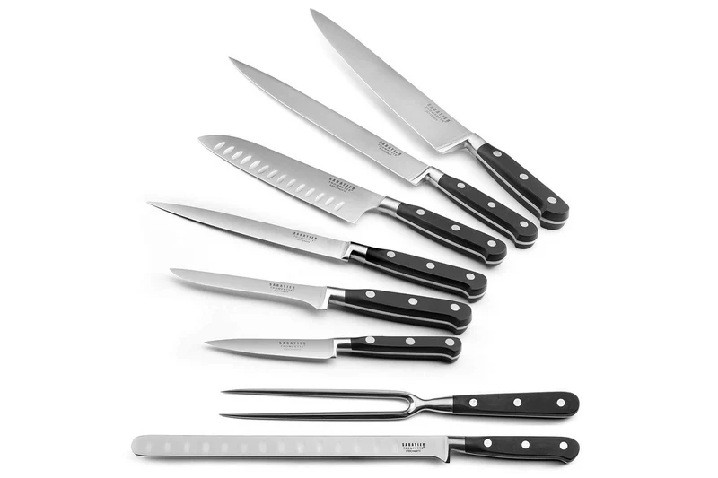 Mallette extra plate 8 couteaux et accessoires Sabatier Trompette Origin