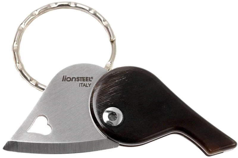 Couteau pliant porte-clés coeur LionSteel LionBeat 4.5cm