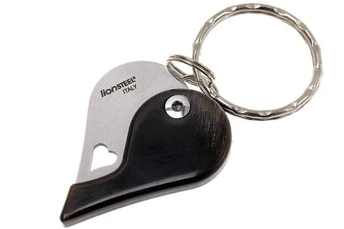 Couteau pliant porte-clés coeur LionSteel LionBeat 4.5cm