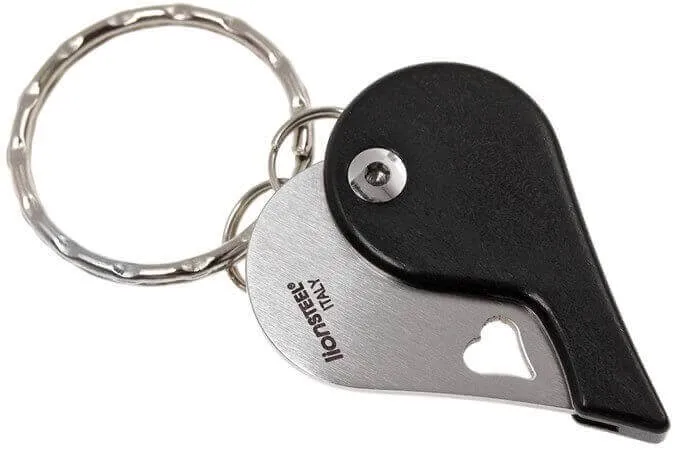 Couteau pliant porte-clés coeur LionSteel LionBeat 4.5cm