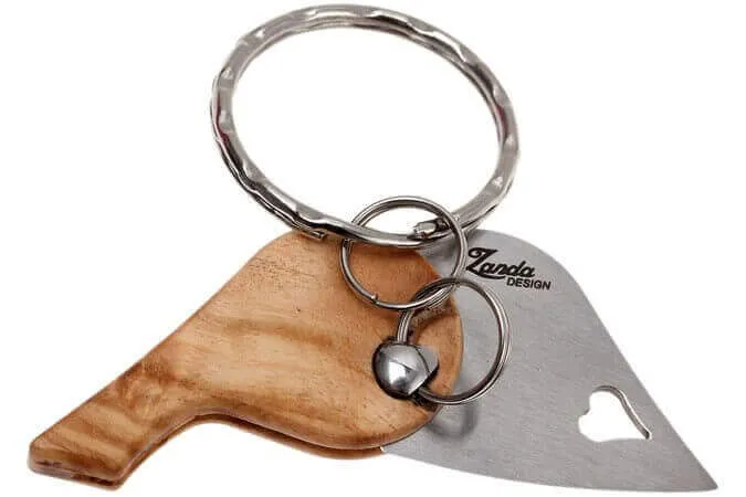 Couteau pliant porte-clés coeur LionSteel LionBeat 4.5cm