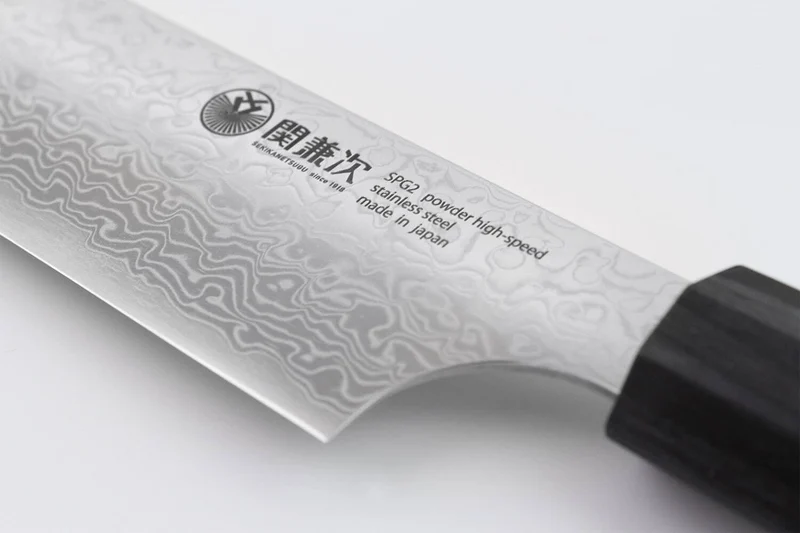 Couteau sujihiki japonais Kanetsugu Zuiun acier SPG2 damas 24cm