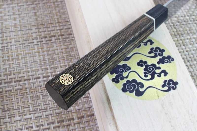 Couteau sujihiki japonais Kanetsugu Zuiun acier SPG2 damas 24cm