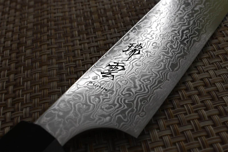 Couteau sujihiki japonais Kanetsugu Zuiun acier SPG2 damas 24cm