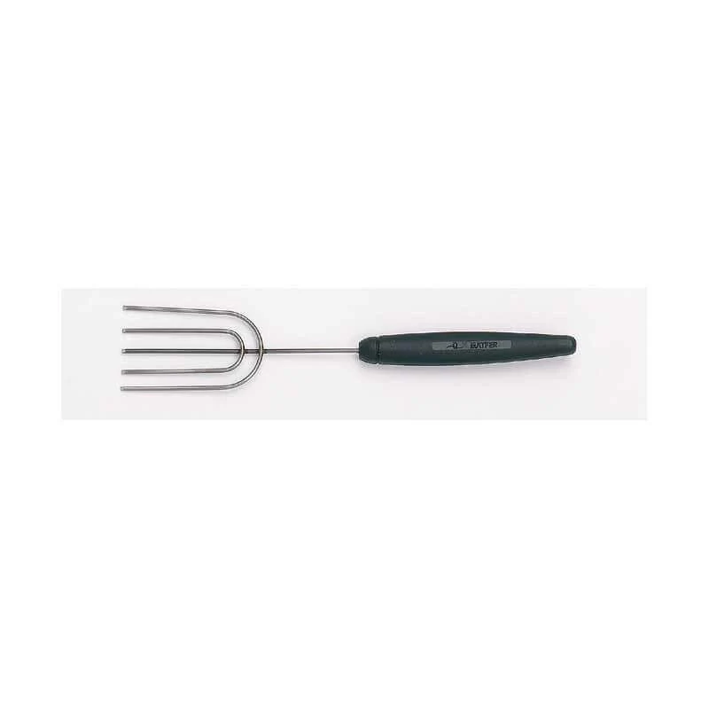Fourchette à tremper acier inox manche PP noir