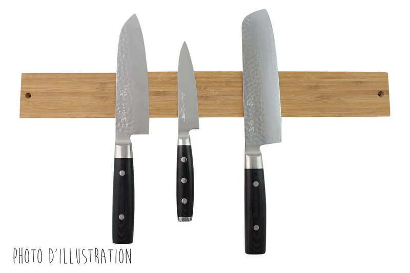 Barre aimantée Yaxell 45cm en bambou