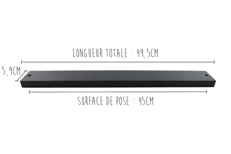 Barre aimantée Yaxell 45cm en bambou
