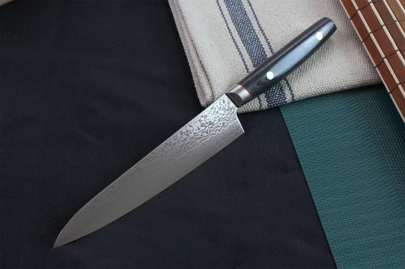 Couteau universel japonais Kanetsugu Saiun 15cm damas 65 couches