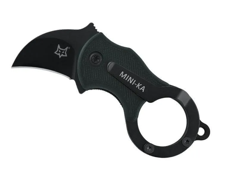 Couteau pliant FOX FX.535B Mini-Ka manche nylon noir 6cm