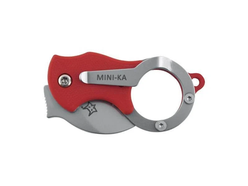 Couteau pliant FOX FX.535R Mini-Ka manche nylon rouge 6cm