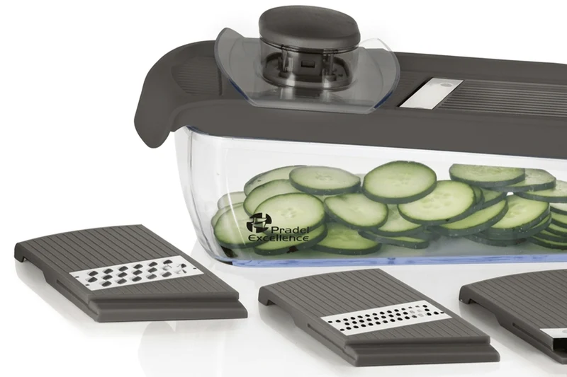 Mandoline multifonction réglable Pradel Excellence 4 lames interchangeables