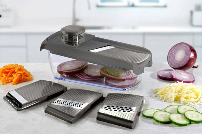 Mandoline multifonction réglable Pradel Excellence 4 lames interchangeables