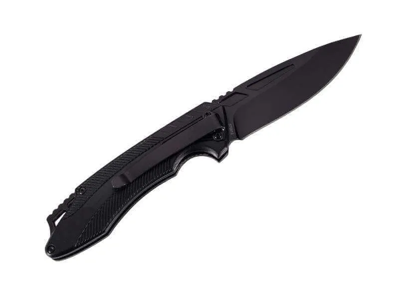 Couteau pliant Herbertz 576812 manche alu rouge/noir 12cm