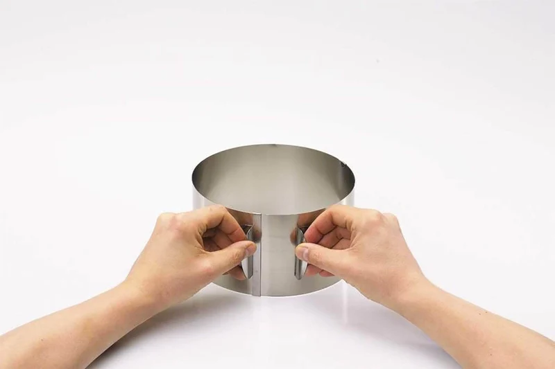 Cercle à gâteaux extensible Gefu Tondo XXL hauteur 10cm