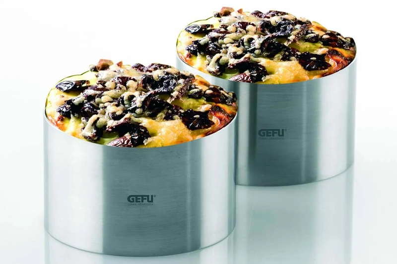 Set de 2 emporte-pièces Gefu Forma acier inox + poussoir
