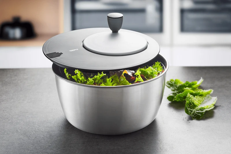Essoreuse à salade Gefu Rotare acier inox