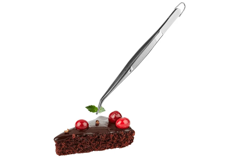 Pince de cuisine coudée Gefu Preciso acier inox 15.5cm