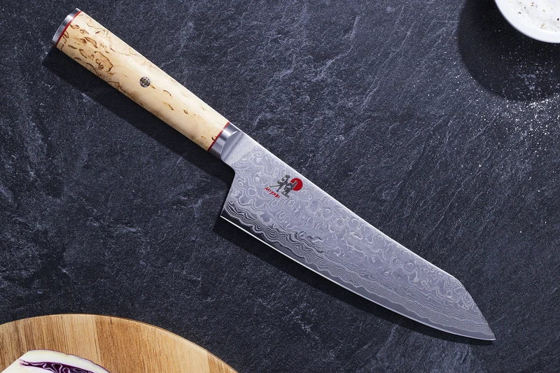Couteau rocking santoku japonais Miyabi 5000MCD lame CRYODUR 18cm