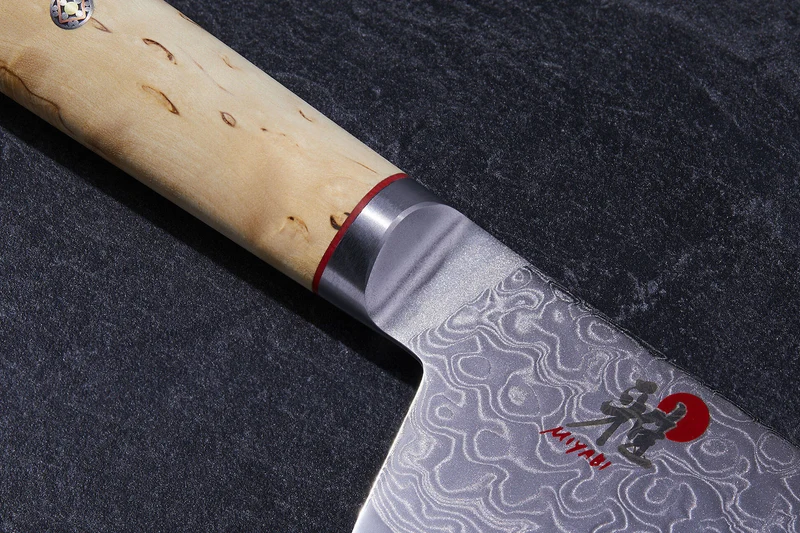 Couteau rocking santoku japonais Miyabi 5000MCD lame CRYODUR 18cm