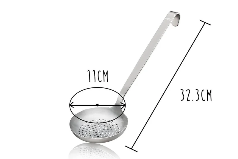 Ecumoire Gefu Baseline acier inox - Diamètre 11cm