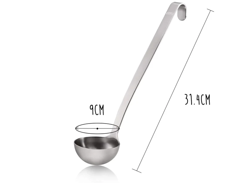 Louche Gefu Baseline 15cl acier inox - Diamètre pochon 9cm