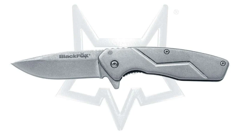 Couteau pliant Black FOX Steelix BF.717 tout inox manche 10cm